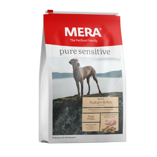 Meradog Pure Adult Γαλοπούλα & Ρύζι 12