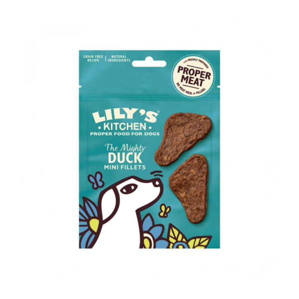 Lily's kitchen treat duck mini jerky 70gr