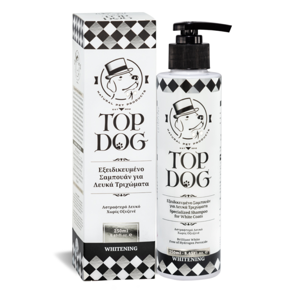 Top dog shampoo whitening 250ml