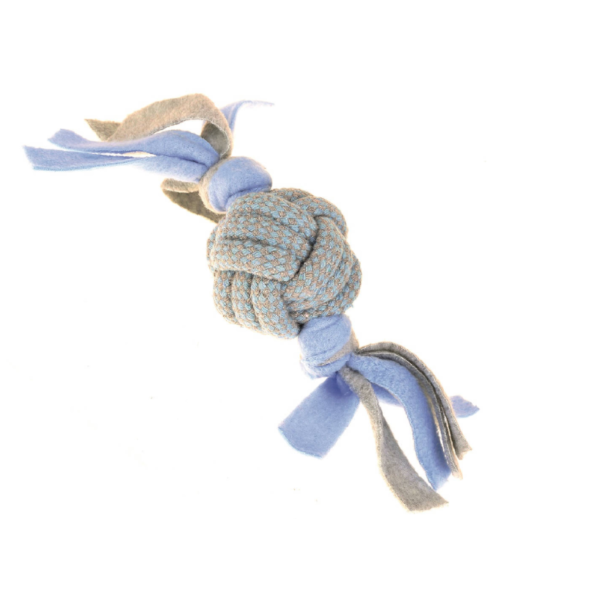 Παιχνιδι little rascals fleecy rope ball tugger  blue