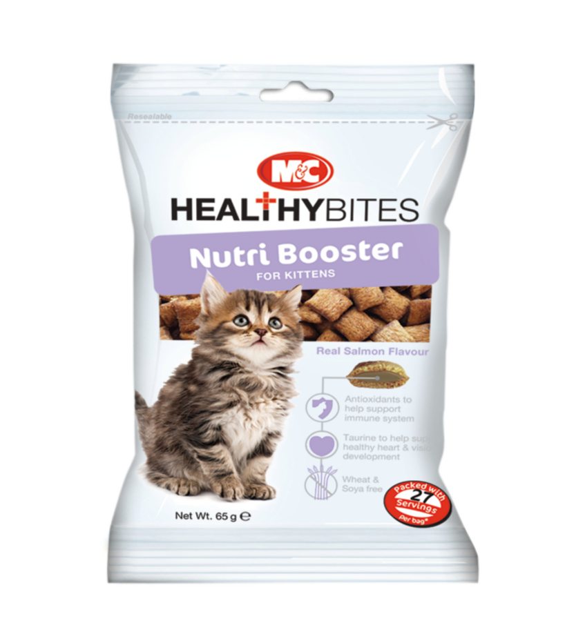 M&C healthy treats nutri-booster for kittens 65gr