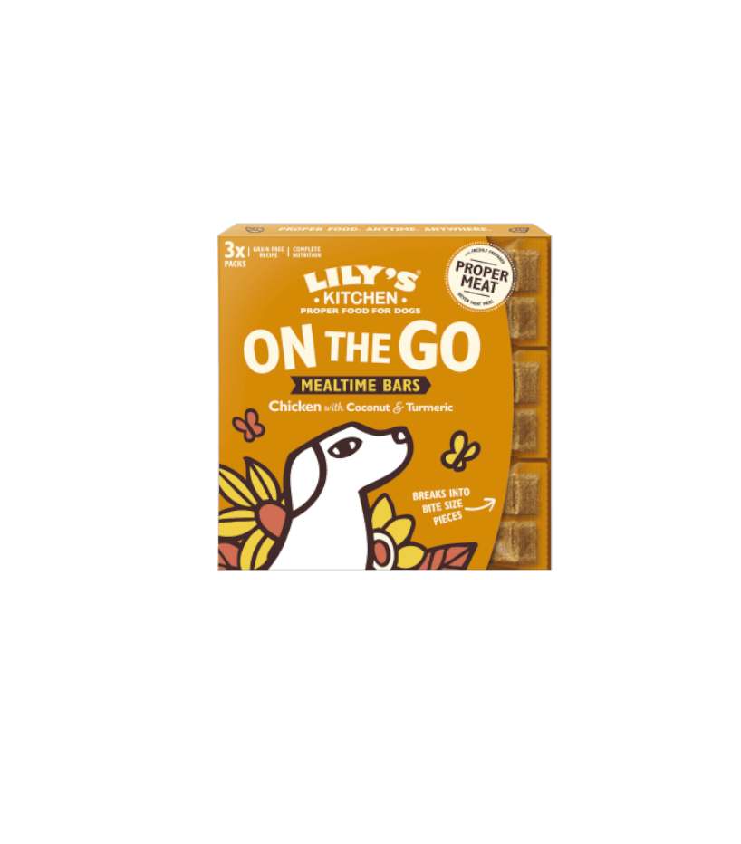 Lily's kitchen treat dog chicken on the go bars mulripack 120gr
