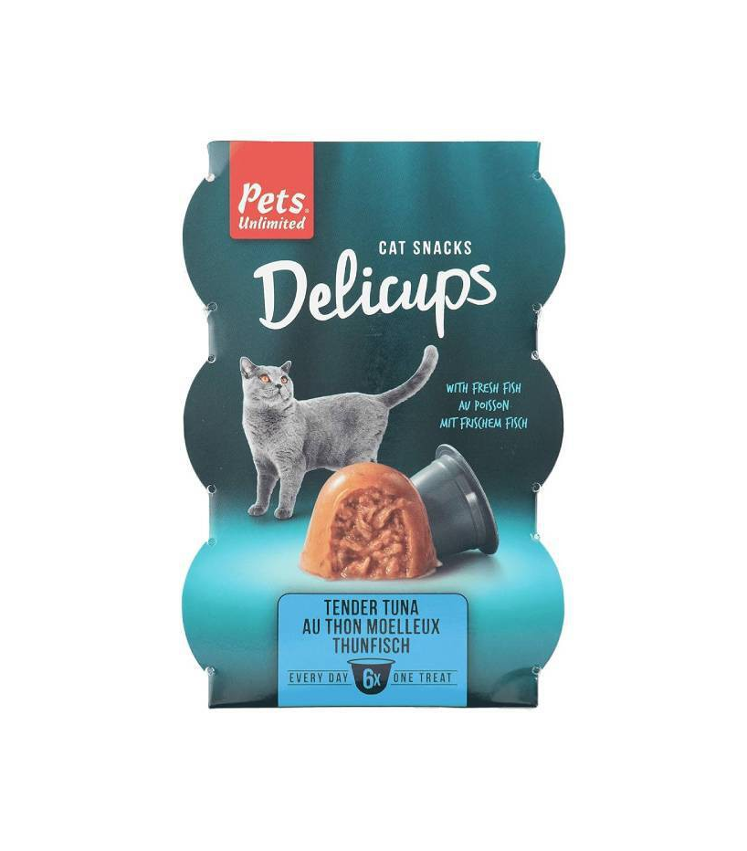 Pets delicups tuna (6 cupsx22gr)